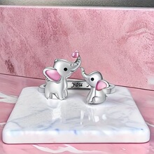 U 26111 Mother and Baby Elephant Ring ĸ�����ָ �羳�W����