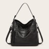 Fashionable handheld polyurethane shoulder bag one shoulder for leisure, wholesale