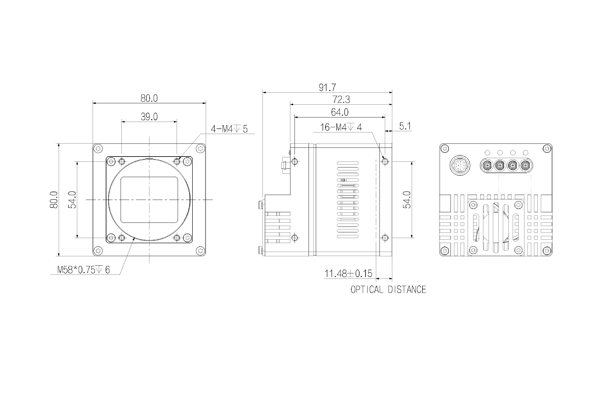 大华华睿IRAYPLE AX大面阵系列 AX5A22MP050 面阵工业相机