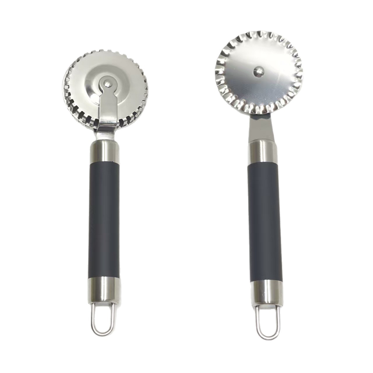Cuchillo de relieve de acero inoxidable rodillo de encaje prensador de harina cuchillo de encaje cuchillo de corte de encaje de textura gadget de cocina