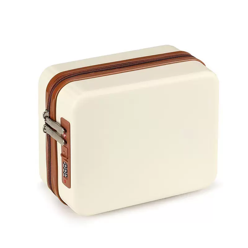 行李箱8寸化妆箱伴手礼旅行箱女pp平面迷你密码箱手提包礼盒包装