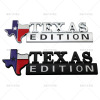 Off -road Texas metal car logo TEXAS EDITION car sticker modified displacement displacement label