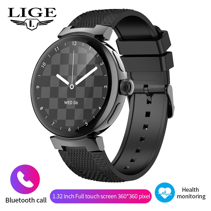 Partner-Smartwatch mit großem Display, Herzfrequenz- und Sauerstoffmessung, Bluetooth-Anruffunktion und Sport-Tracker für Männer und Frauen_voghion.com