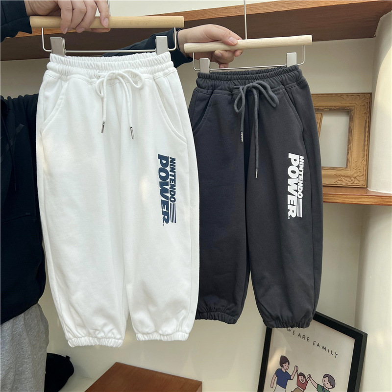 Ragazzi Autunno 2024 American Alphabet Sport Bambini Casual e Bello Esplosivo Strada Largo Scuola Media Cotone_voghion.com