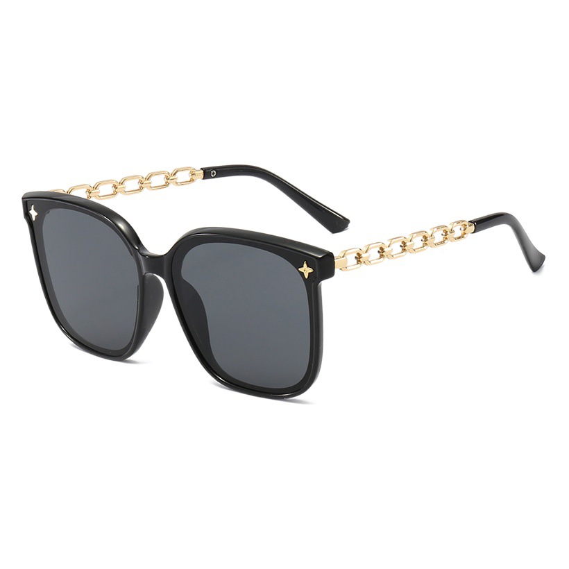 Gafas de sol, gafas polarizadas, protección solar de verano para mujer, gafas de sol de alta gama, montura grande, nuevo estilo, anti-UV, gafas de sol para conducir para hombre