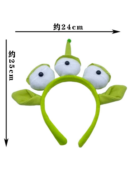 Three -eyed hair hoop