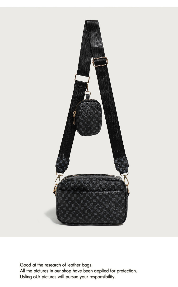 293g Weight Polyester Lining Material Zipper Closure Type Single Shoulder Strap Strap Type Square Bag Bags Type Daily Occasion PU Material Women's Backpack Backpack Argyle Pattern All Seasons Season Women's Gender Basic Style Square Shape Women's PU Argyle Basic Square Zipper Square Bag 1