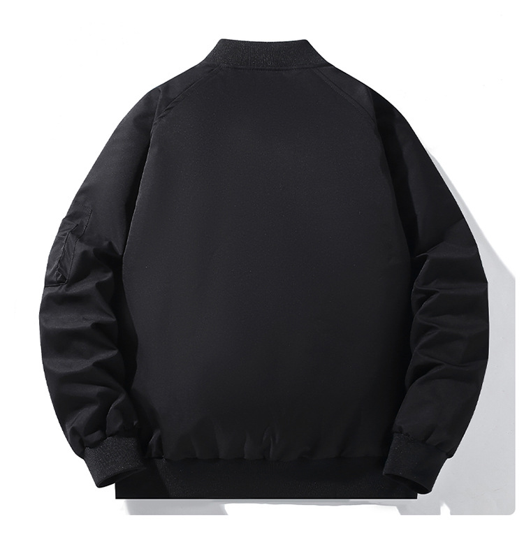 Herr bomberjacka vår höst mode premium par jacka snygg design_voghion.com