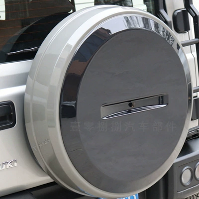 Parts Tailgate Spare Tire – Spare wheel cover - dark-gray-with-bright-black