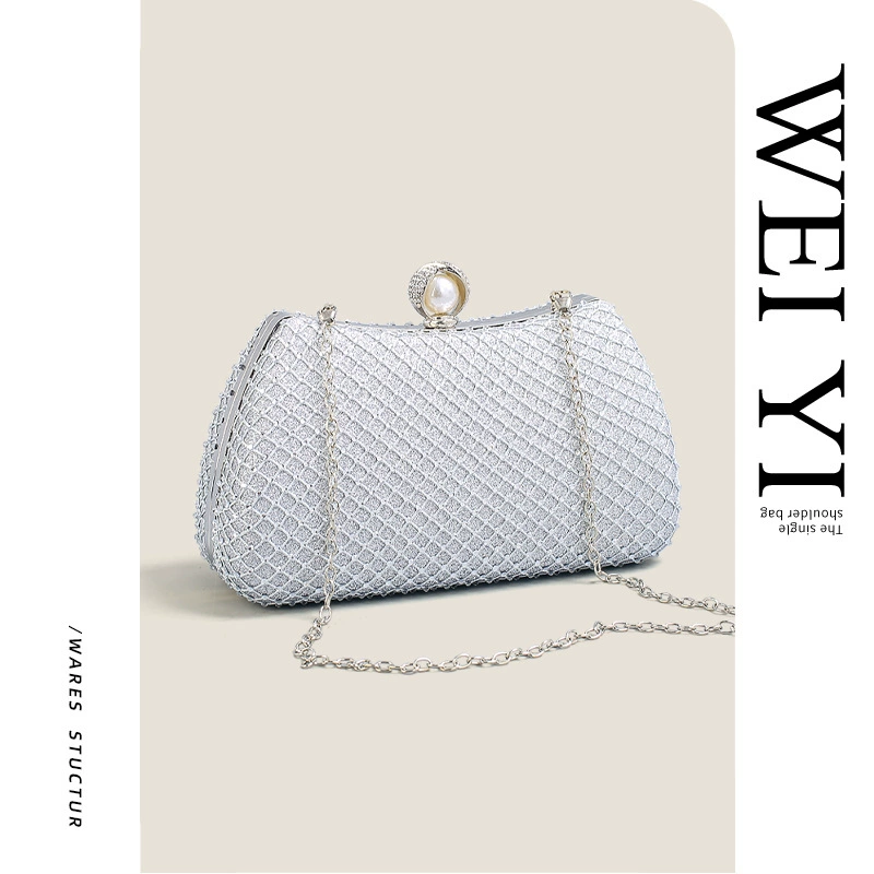 Fashionable cheongsam, shoulder bag, 2023 collection, European style, food bag