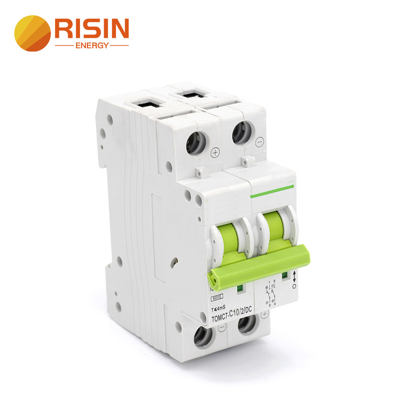 TOMC7 1P 2P太阳能直流微型断路器用于光伏太阳能系统 CE CB认证