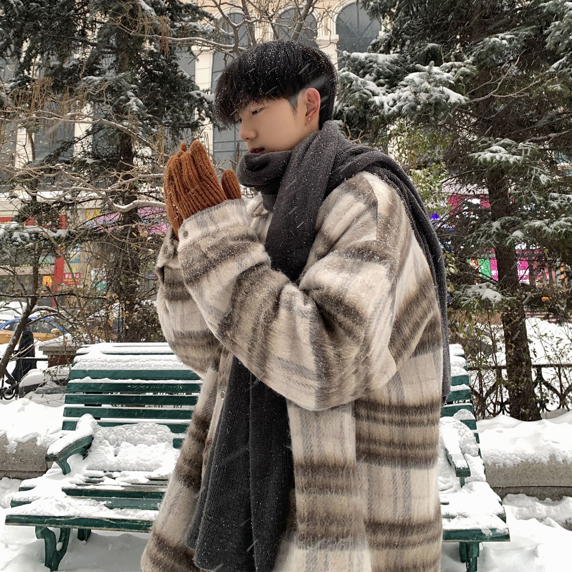 W2023 모직자켓 카키