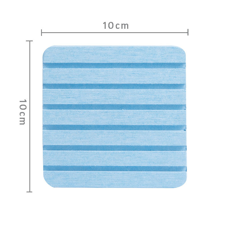 파란색 10*10cm 규조토 진흙(홈)