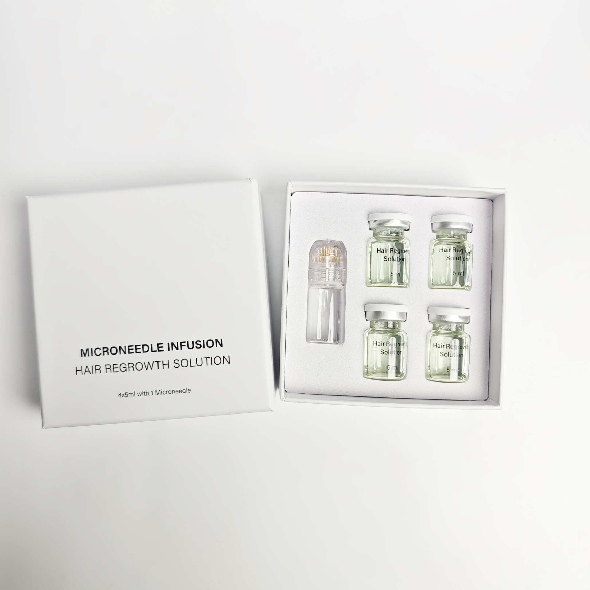Suero de Microagujas para Crecimiento Capilar Anticaída e Hidratante para Cuidado Capilar