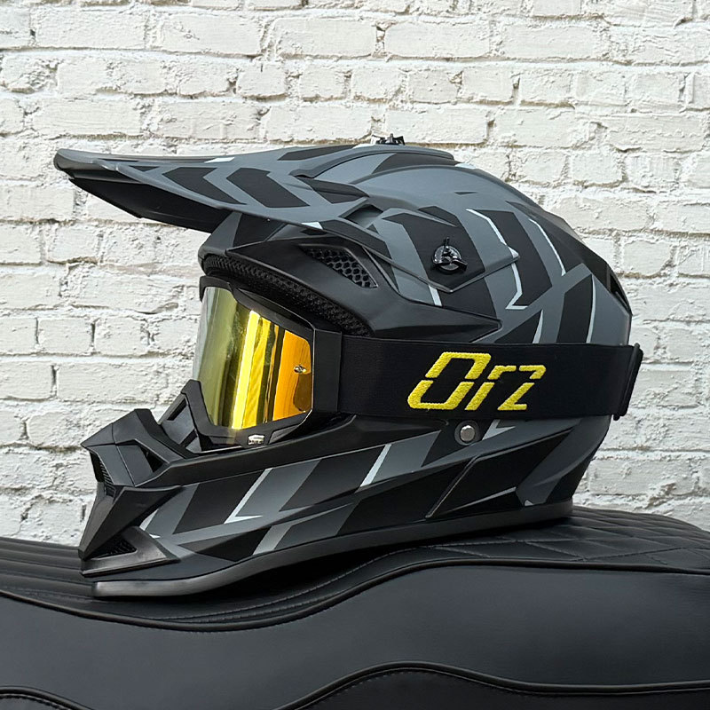 Orz Bicicleta de montaña Bicicleta Casco completo Casco de ciclismo Locomotora de carretera forestal todoterreno Niños Hombres y mujeres DH Reduce Light Bee AM
