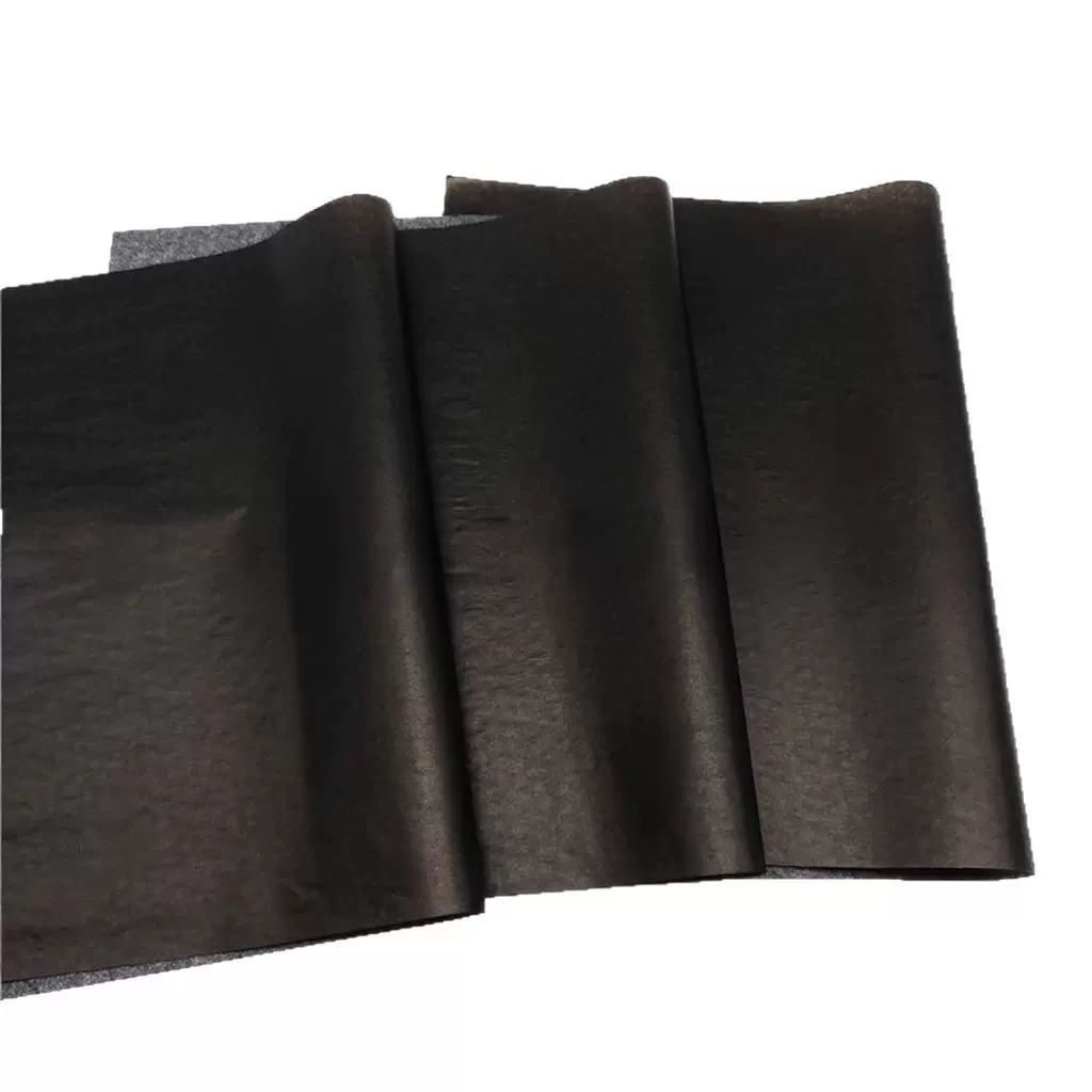 批发17g黑色雪梨纸印刷logo服装鞋子包装纸红酒包装黑色防潮纸