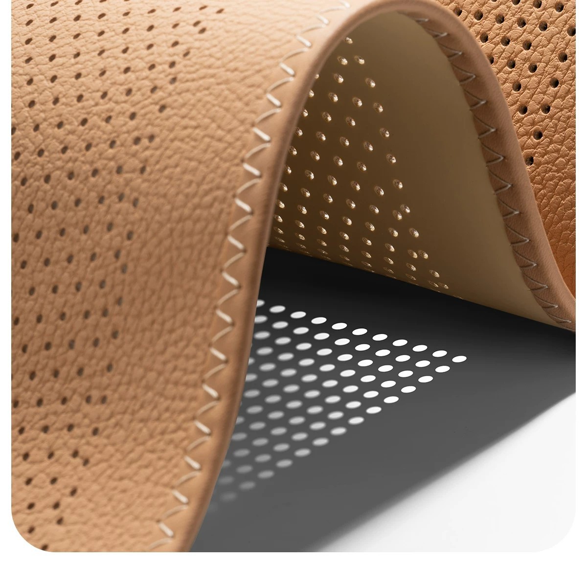 Car seat cushion with integrated leg rest, suitable for all seasons, breathable, extended seat cushion for driver and passenger, car-mounted breathable backrest cushion