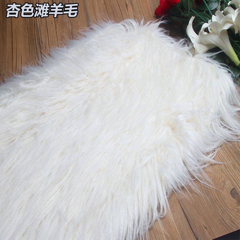 스트레이트 헤어 워터 워시 헤어-6 # 살구색 (쌀 화이트 포함)