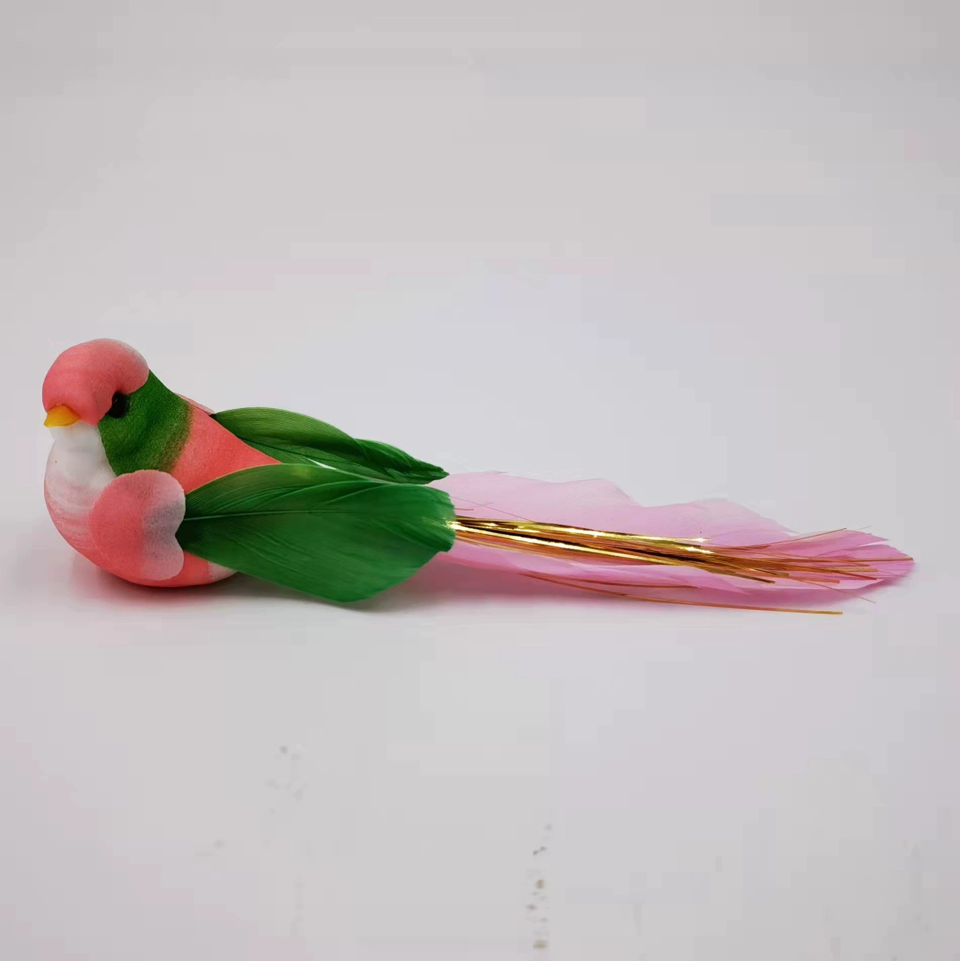 Список новых продуктов Моделирование перьев птицы/Настоящее перо/Пена птицы Поддельные украшения для птиц Реквизит