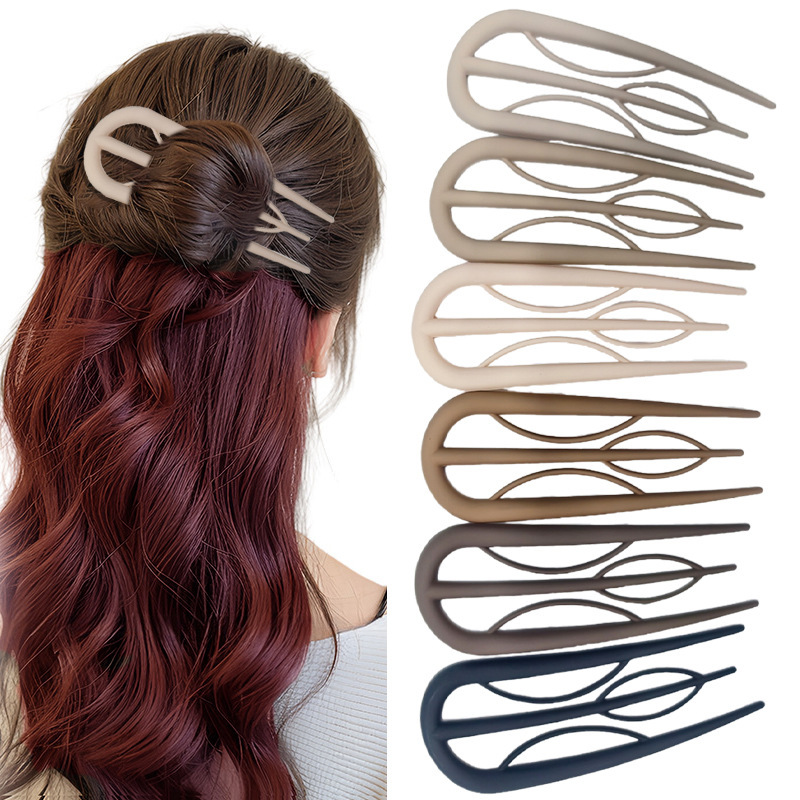PCU tipo clip de cabello de alta sensación nuevo disco chino artefacto de cabello de estilo antiguo clip de cabello de rama simple clip de cabello image 21
