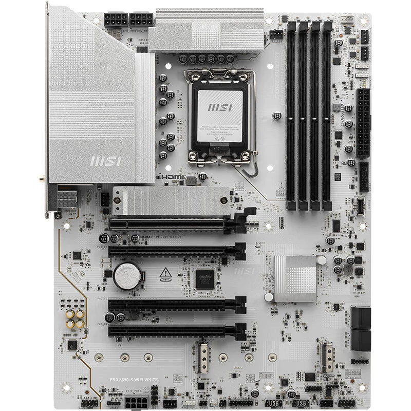 PRO Z890-S WIFI WHITE белая материнская плата, поддержка процессоров 285K/265K/26