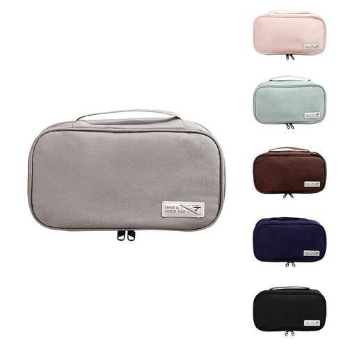 New wabi-sabi style travel underwear storage bag, portable outdoor bra and socks storage bag, toiletry bag