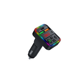 Cross-Border factory direct car Bluetooth MP3 player hands-free call PD fast charging U disk fm transmitter atmosphere light