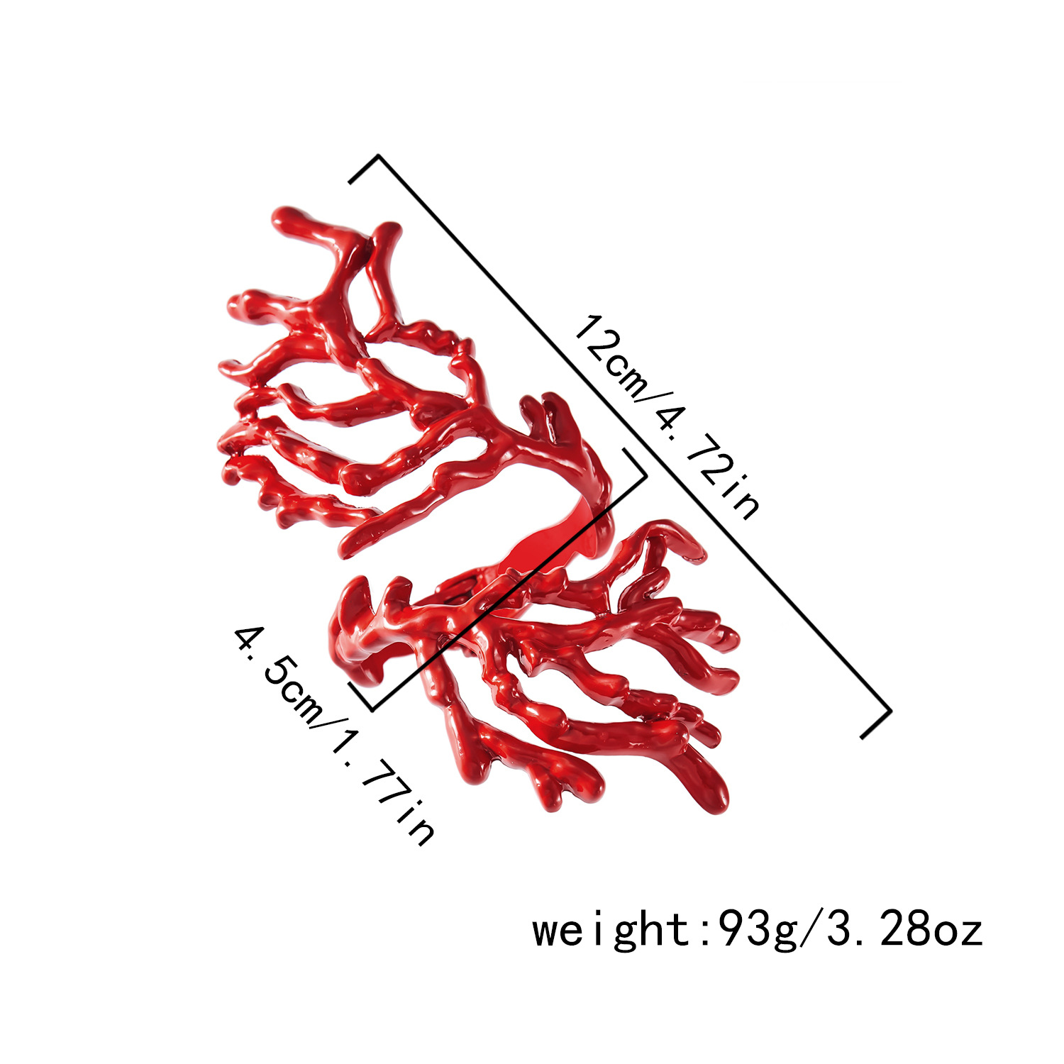 11g Weight Jewelry Set Classification 1 Set Quantity Holiday, Daily, Street Occasion Alloy, Resin Material Coral Pattern Unisex Gender Stoving Varnish Design Lady Style Lady Coral Alloy Resin Stoving Varnish Unisex Jewelry Set 无