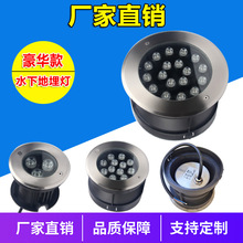 LED水下地埋灯豪华款水底灯投光灯射灯水池涌泉景观园林别墅防水