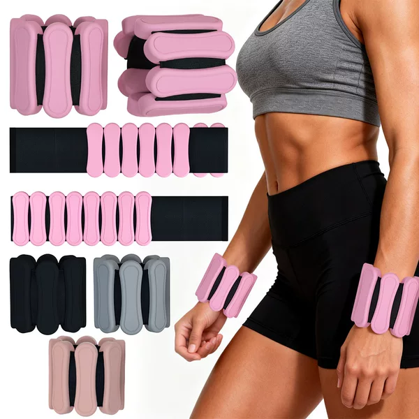 Cross-Border New Model Silicone Weight-Bearing Bracelet for Swimming, Fitness, Pilates, Outdoor Sports, Detachable Energy Ring, Foot Ring