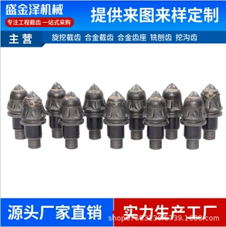 3060-24合金豆耐磨截齿狼牙子弹头齿 旋挖齿灰岩取芯斜岩溶洞克星