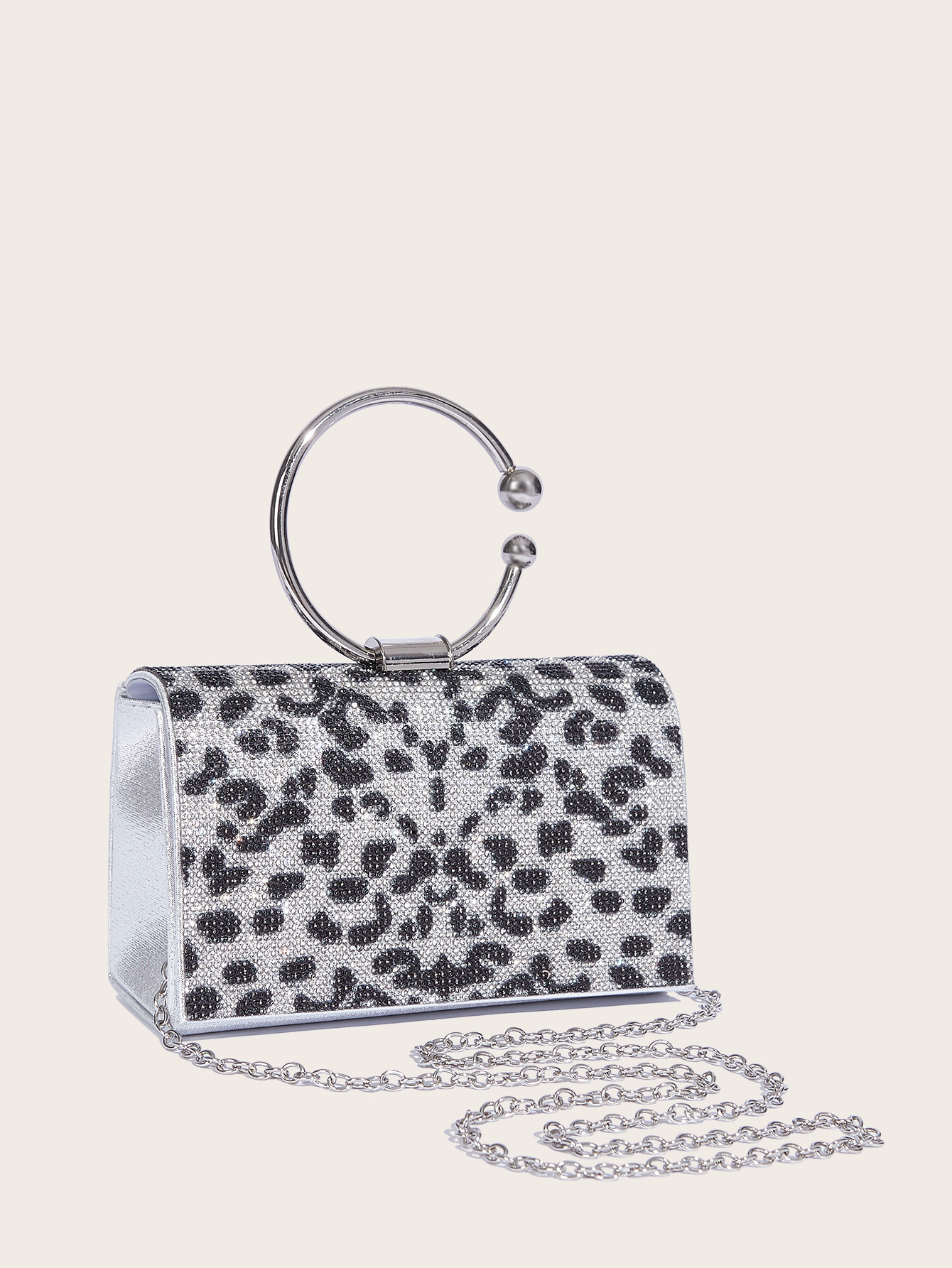 Nuova borsa da sera lucida da donna, elegante, in PU, per matrimoni e feste_voghion.com