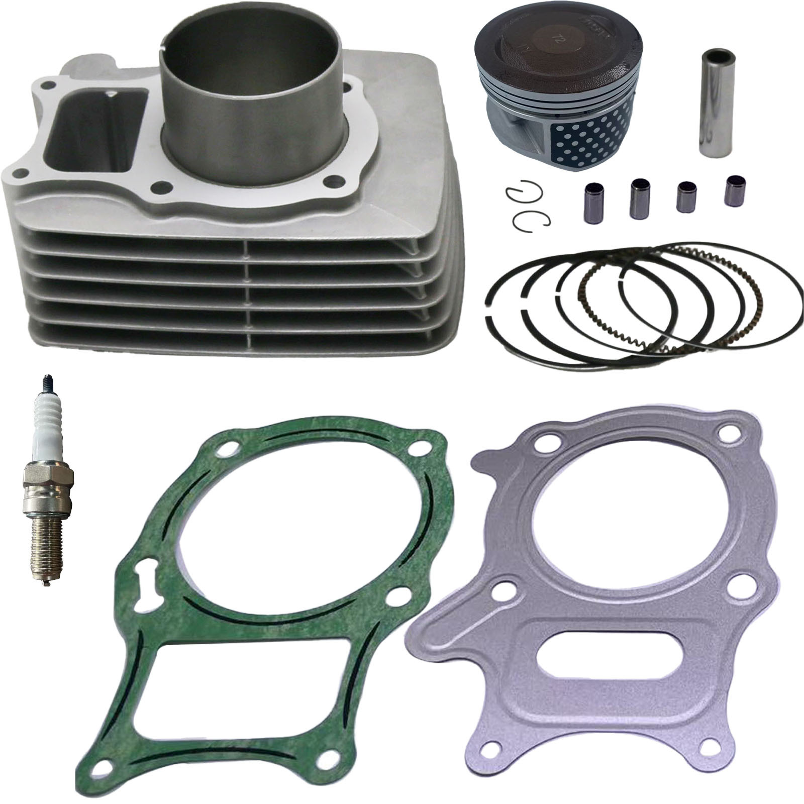 Cross-Border Applicable Parts for Honda Trx250 72mm Bore Atv Engine Cylinder Assembly Motorcycle Accessories