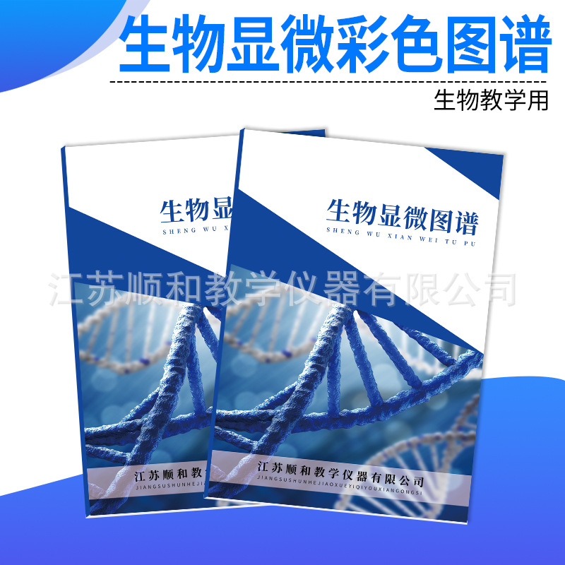 中学生物玻片标本彩色图谱显微镜生物实验彩色图谱教学仪器