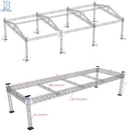 音乐演出演唱会照明架 工厂直销铝合金舞台桁架设备