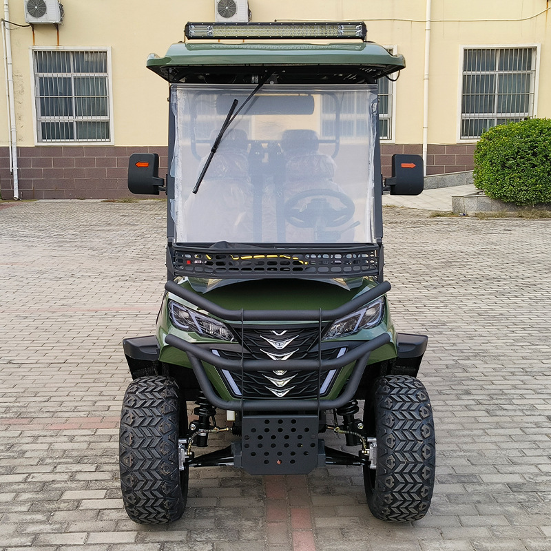 Cross-Border Golf Carts with 4-8 Seats, Resort Shuttle Buses, Real Estate Reception Vehicles, Electric Four-Wheel Sightseeing Vehicles