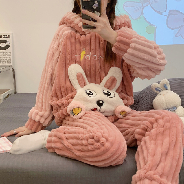 Winter flannel cartoon pijama
