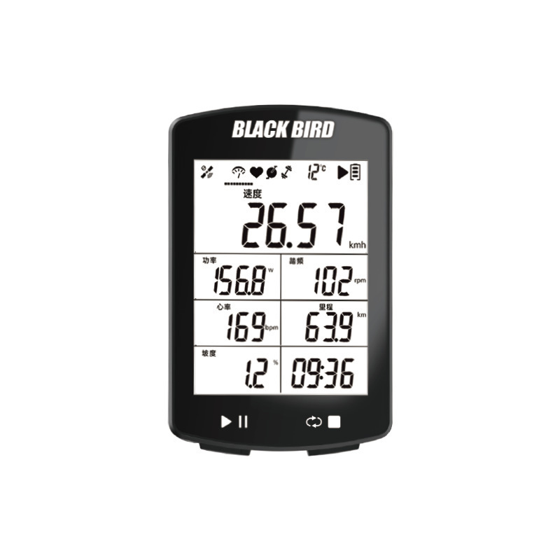 Blackbird (Blackbird) new BB20 GPS wireless code table can be connected to the pedal frequency heart rate bicycle code table