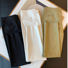 工厂柜上4000+ 渠道货制定弹力人丝显瘦四面弹西装裤休闲裤女