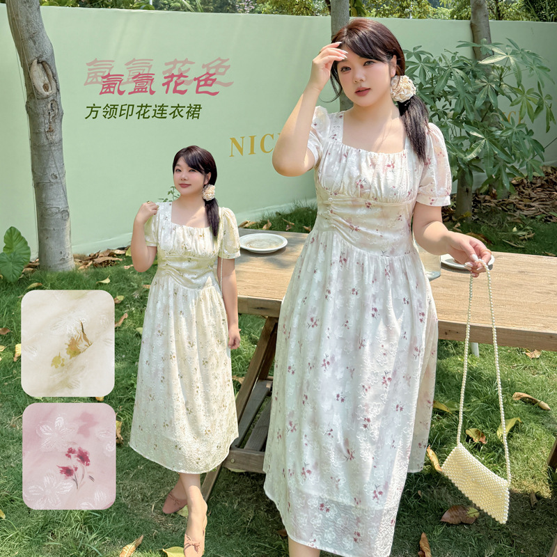  夏  XL-4XL 大きいサイズ ワンピース