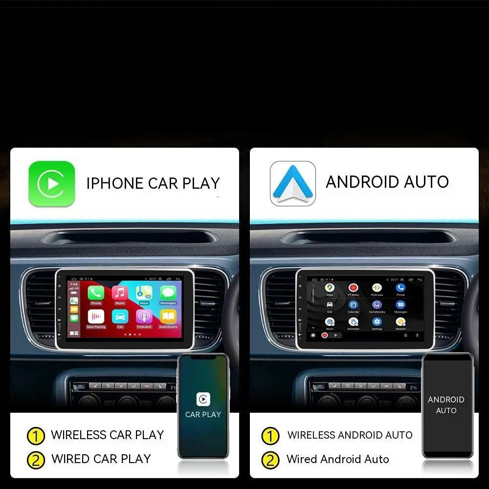 10inch Single-Spindle Shaking Head Car-Mounted Android Navigation Gps Screen Bluetooth Mobile Phone Interconnection Globally Universal Adapter