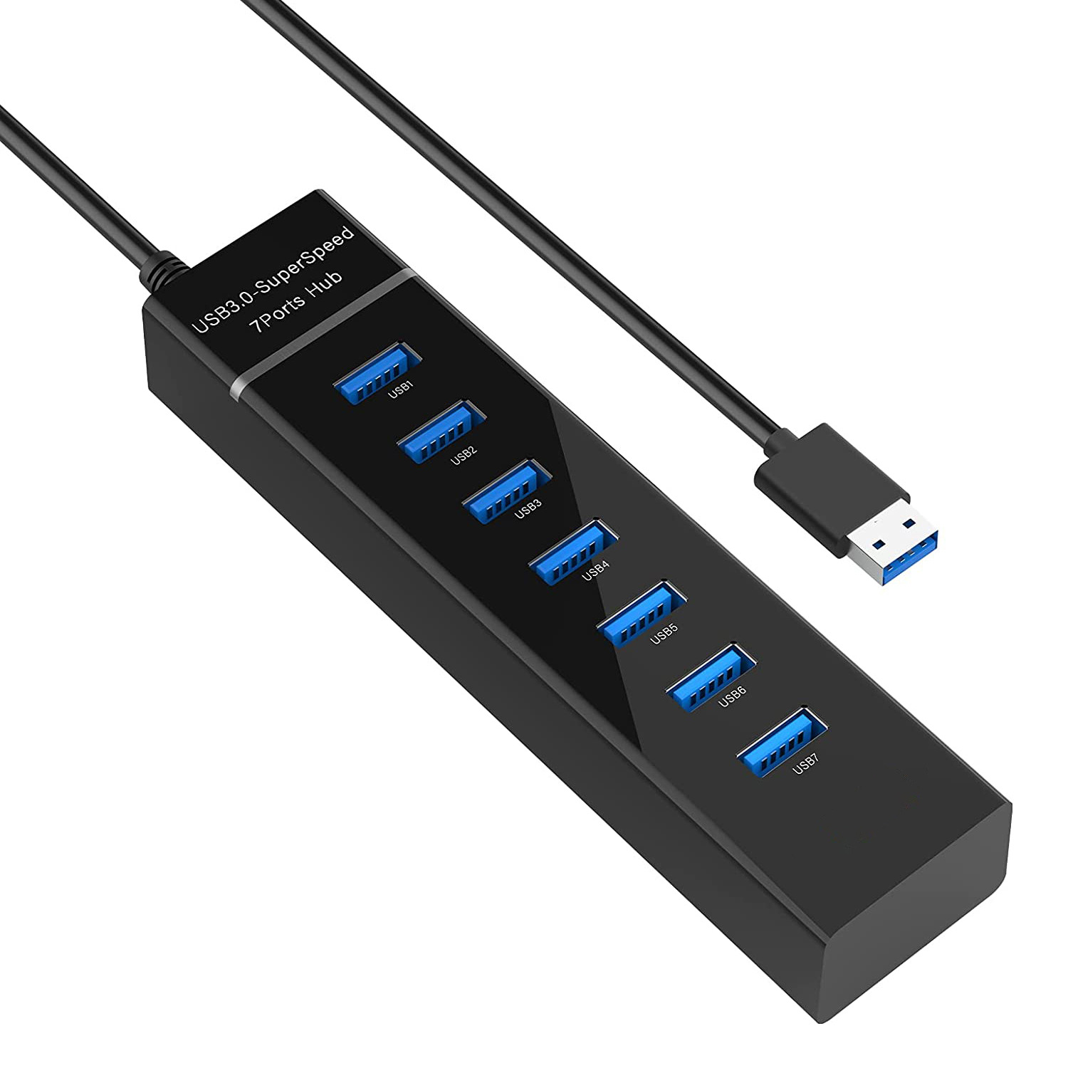 FUENTE fabricante divisor Drive-free Hub extender un arrastre siete puertos interruptor independiente 2.0 usb3.0hub