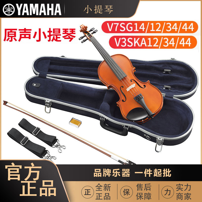 Acoustic Violin V3Ska V7Sg for Adults and Children, Beginner-Level, for Exams and Performances, Handmade