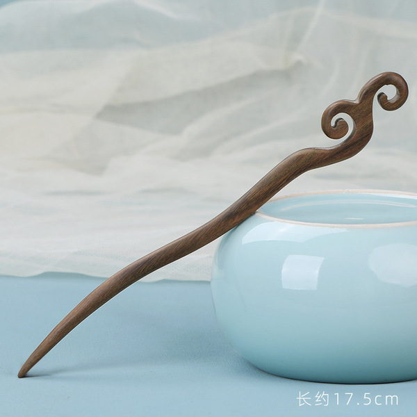 Chinese hairpin green sandalwood