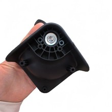 行李箱轮轮子拉杆车箱包双轮登机箱飞机轮皮箱塑料万向轮静音耐磨