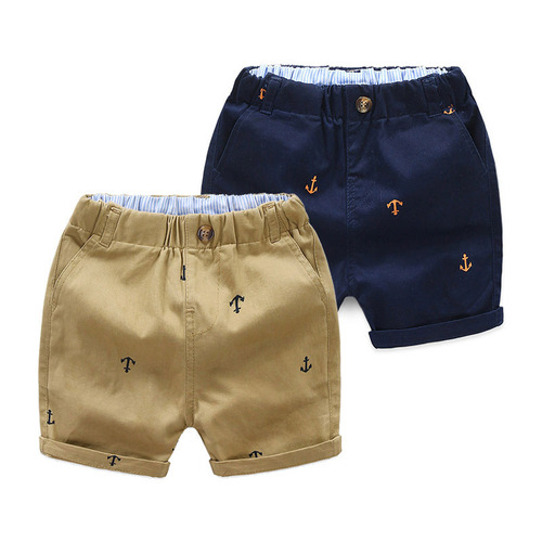 Children's shorts 2020 summer new Korean style children's clothing for men and women baby small sea anchor five-point pants casual pants trend