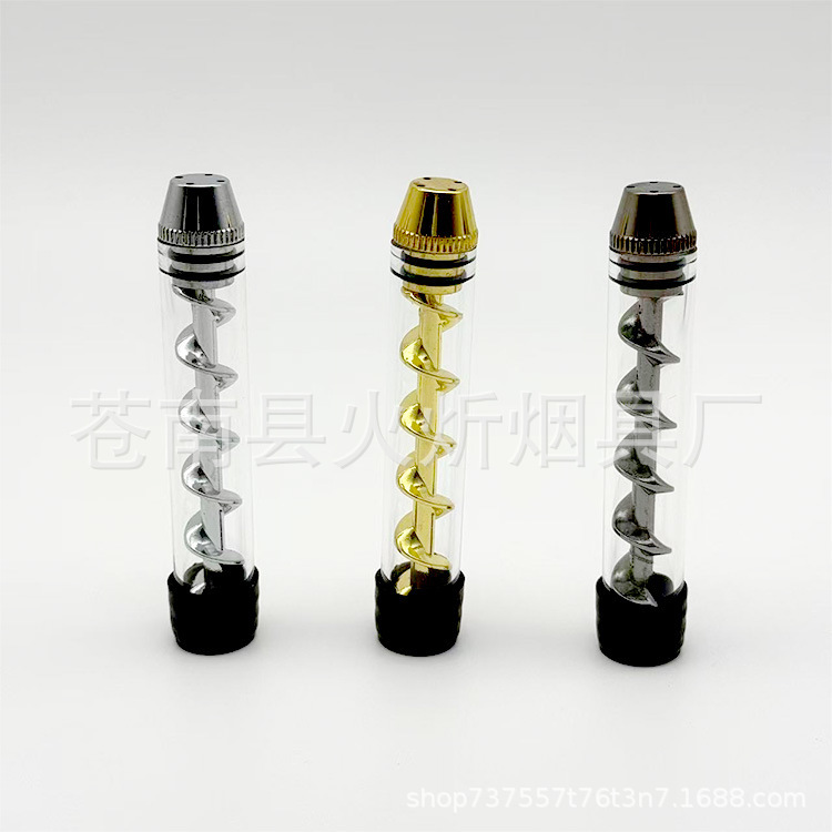 Hot sale Mini Twisty Glass Blunt flue-curing device glass spiral rod pipe dry-burning atomizer Hot sale Mini Twisty Glass Blunt flue-curing device glass spiral rod pipe dry-burning atomizer