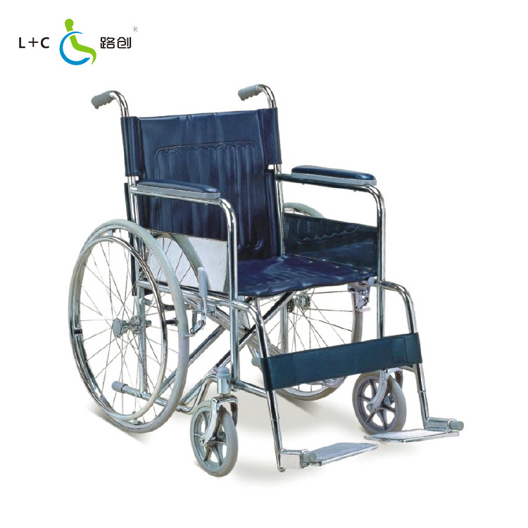 LCW174 silla de ruedas eléctrica para los ancianos con inodoro para los discapacitados scooter de empuje de mano plegable Silla de Ruedas Ligera