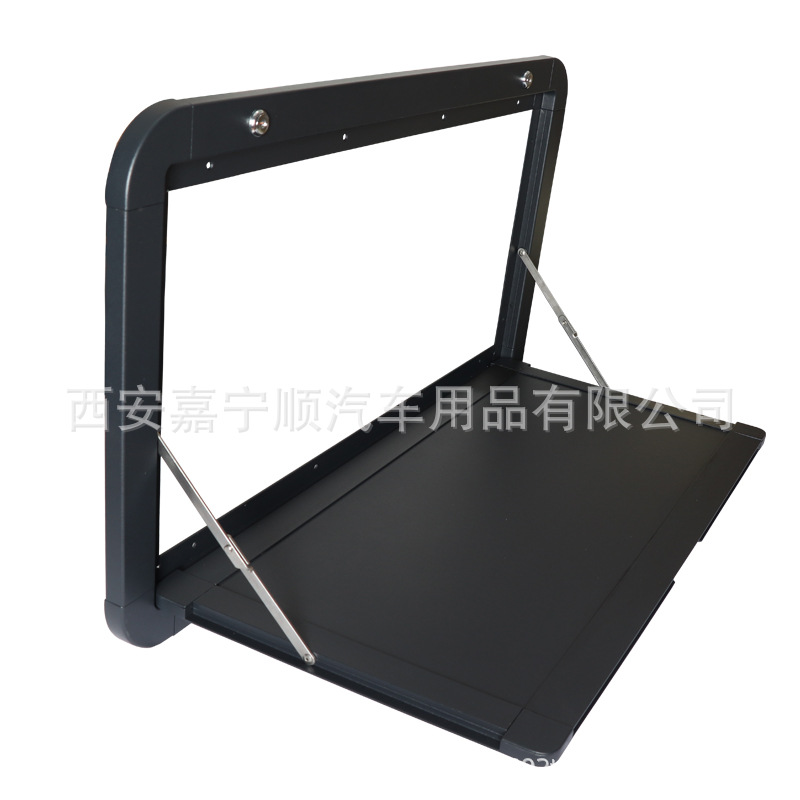 Mesa de comedor externa RV plegable con cerradura de escritorio adjunta mesa de cuerpo de coche tablero modificado aleación de aluminio del coche Mesa extendida cuerpo