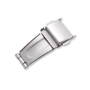 Watch Buckle Accessories Watch Steel Strap Link Buckle Stainless Steel Foldableing Watch Buckle Double Push Watch Strap Buckle Head